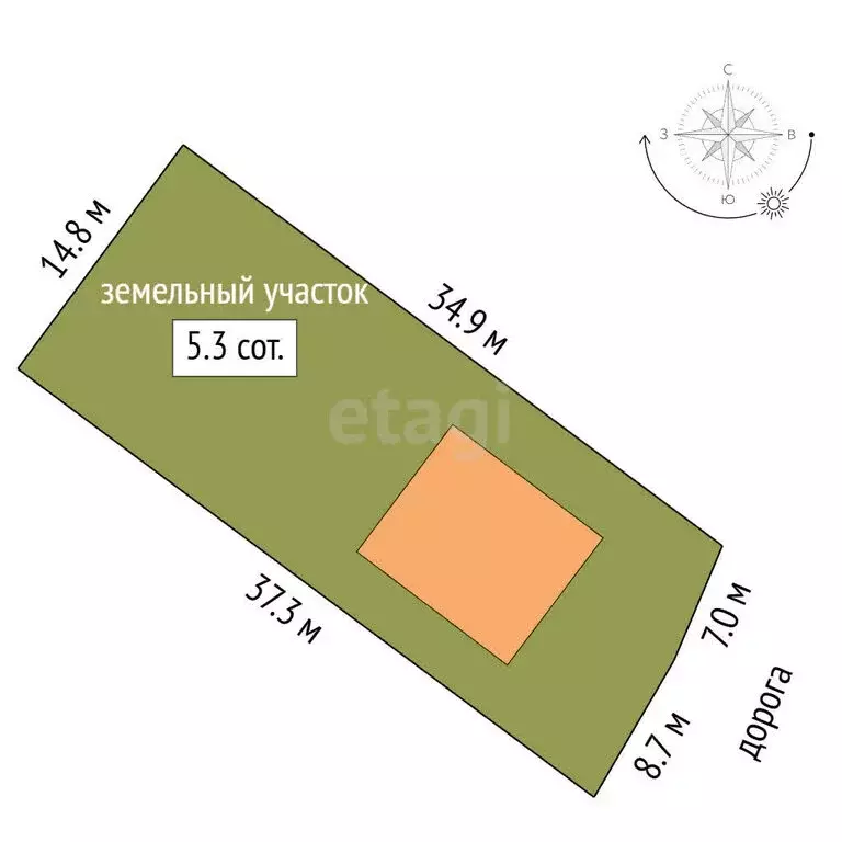 Дом в Челябинская область, Аргаяшский муниципальный округ, посёлок ... - Фото 1