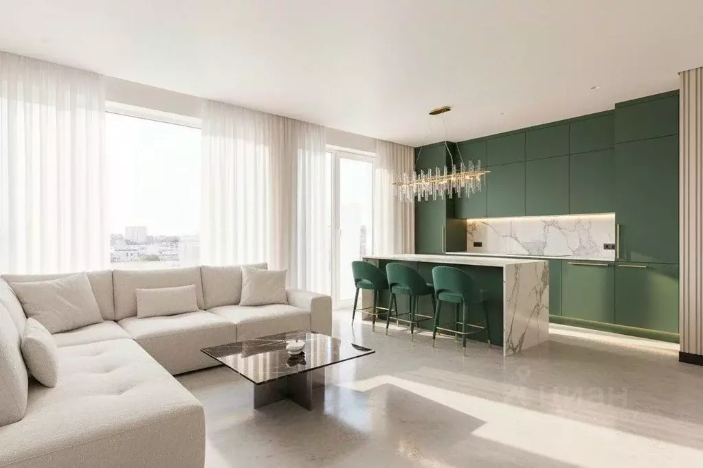 3-к кв. Татарстан, Казань ул. Тихомирнова, 1 (89.0 м) - Фото 1