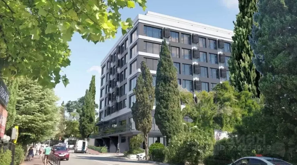 Студия Краснодарский край, Сочи Светлана мкр, ул. Учительская, 10 ... - Фото 1