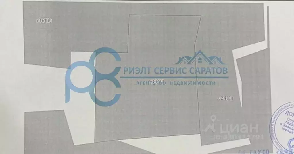 Участок в Саратовская область, Соколовый рп ул. Танкистская (10.0 ... - Фото 2
