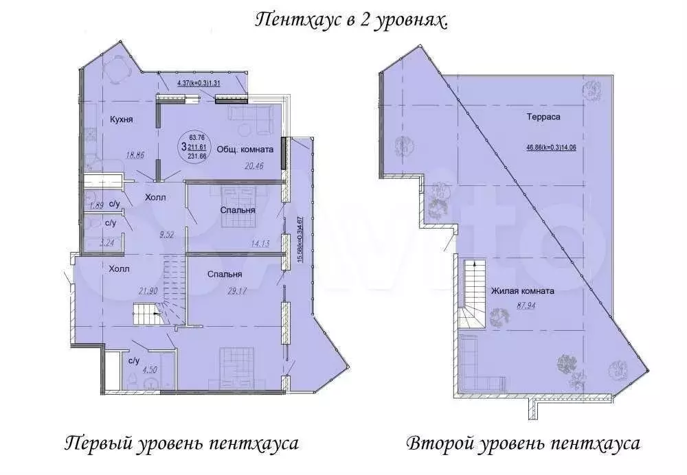 4-к. квартира, 270 м, 24/25 эт. - Фото 0