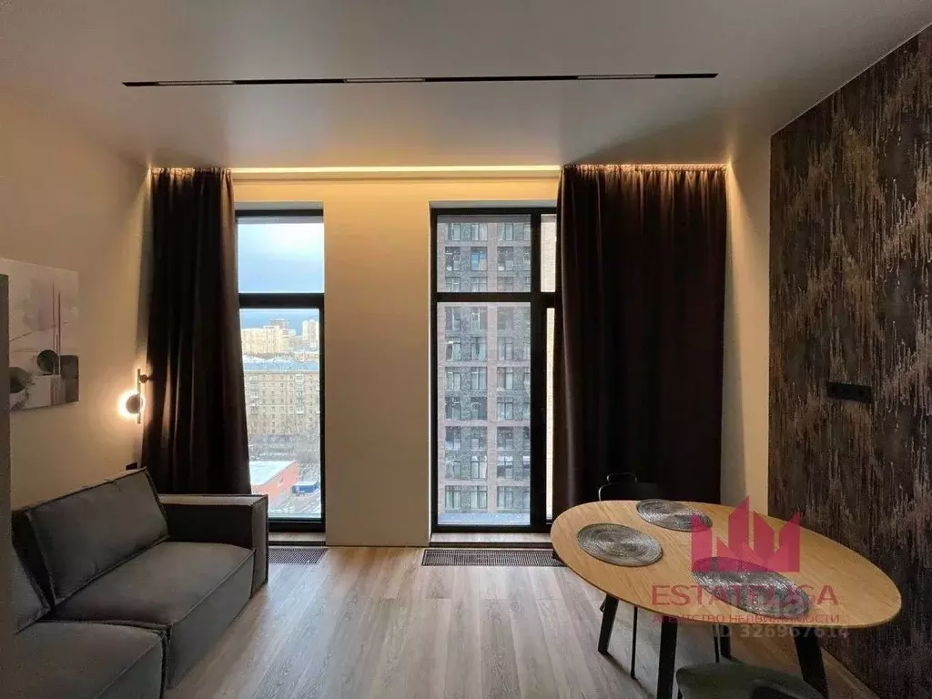 Студия Москва Зорге 9 жилой комплекс, 9Ак6 (30.0 м) - Фото 1