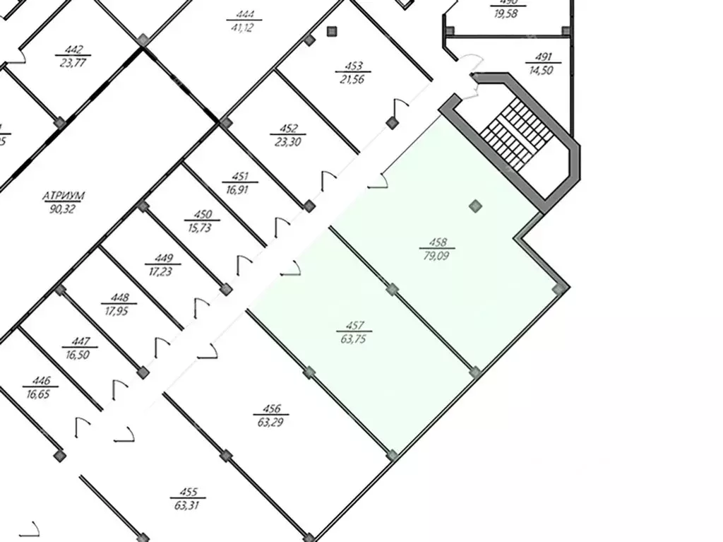 Офис в Санкт-Петербург Домостроительная ул., 16 (144 м) - Фото 2