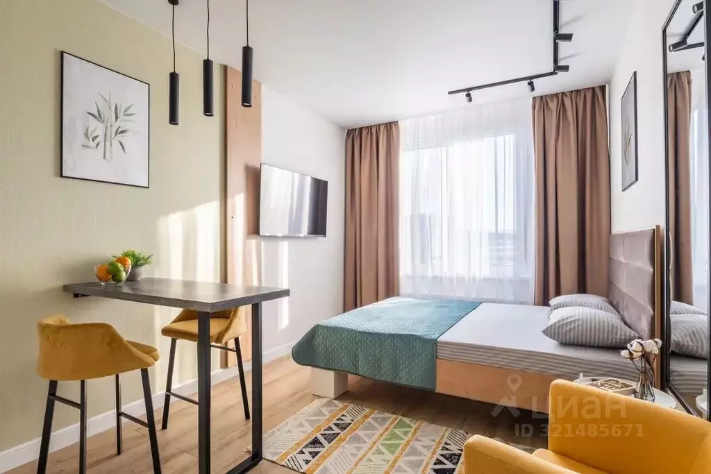 Студия Санкт-Петербург просп. Крузенштерна, 4 (25.0 м) - Фото 1