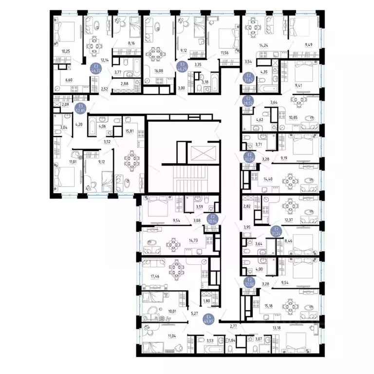 1-к кв. Рязанская область, Рязань 9-10-й кв-л,  (31.62 м) - Фото 1