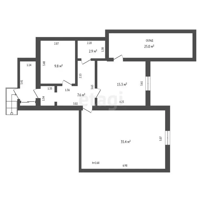 Помещение свободного назначения (80 м) - Фото 1