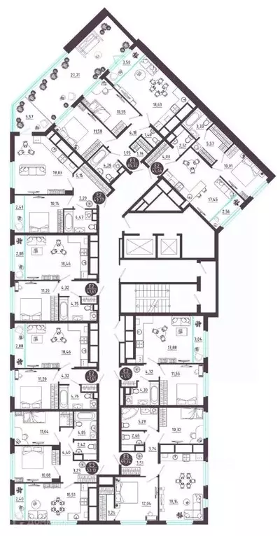 1-к кв. Рязанская область, Рязань Московское ш. (49.77 м) - Фото 2