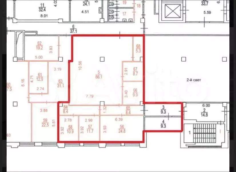 Аренда офиса 217.9 м2 м. Тестовская в цао в - Фото 0