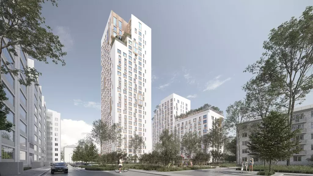 2-к квартира, 74.1 м - Фото 1