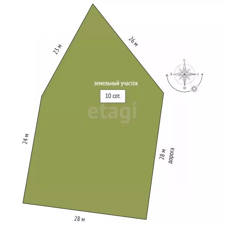 Участок в Севастополь Рябинушка садоводческое товарищество, 183 (10.0 ... - Фото 2