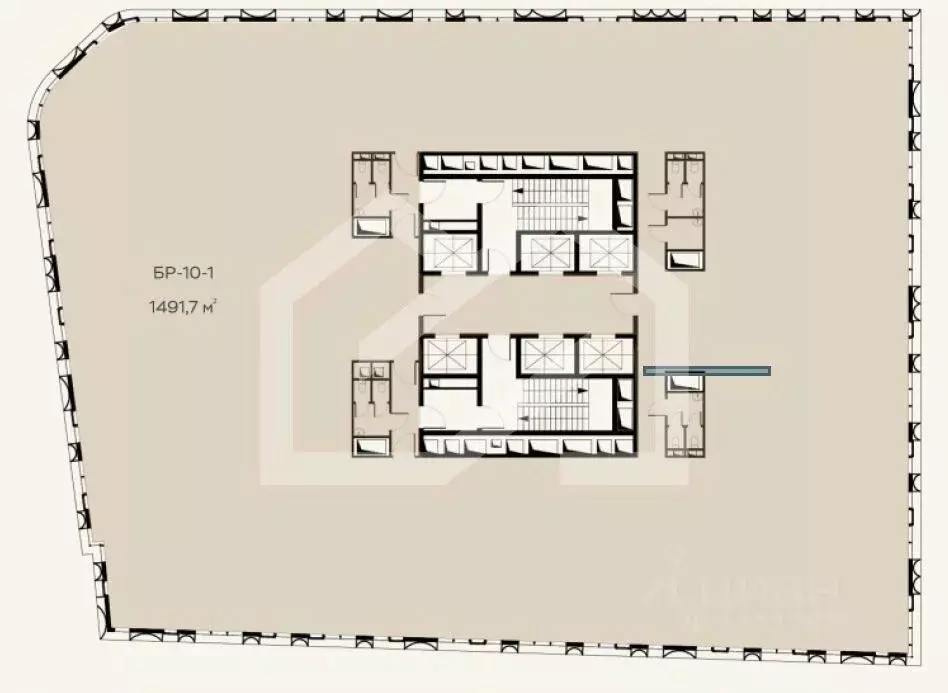 Помещение свободного назначения в Москва Холодильный пер., 3к1 (1492 ... - Фото 2