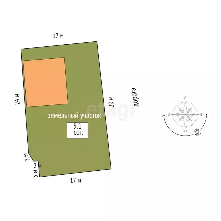 Дом в Богданович, улица Куйбышева (55.9 м) - Фото 2