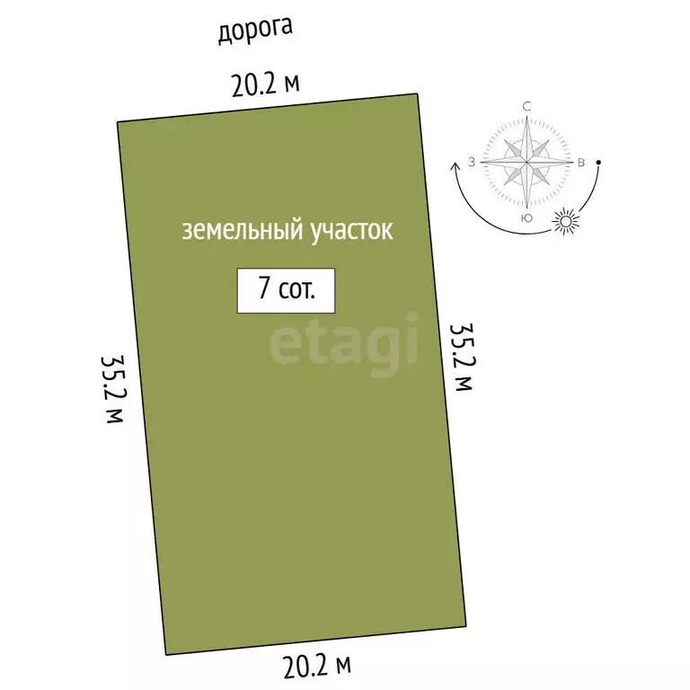 Участок в Тюменская область, Нижнетавдинский муниципальный округ, ... - Фото 1