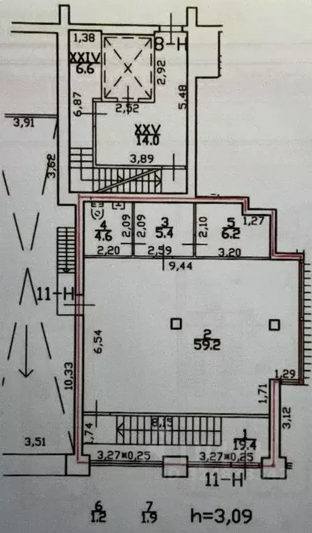 Помещение свободного назначения в Санкт-Петербург Тверская ул., 1 (95 ... - Фото 1