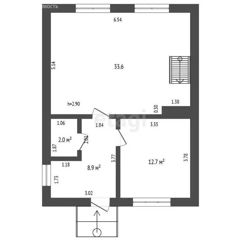 Дом в Таганрог, садовое товарищество Портовик (65.1 м) - Фото 1