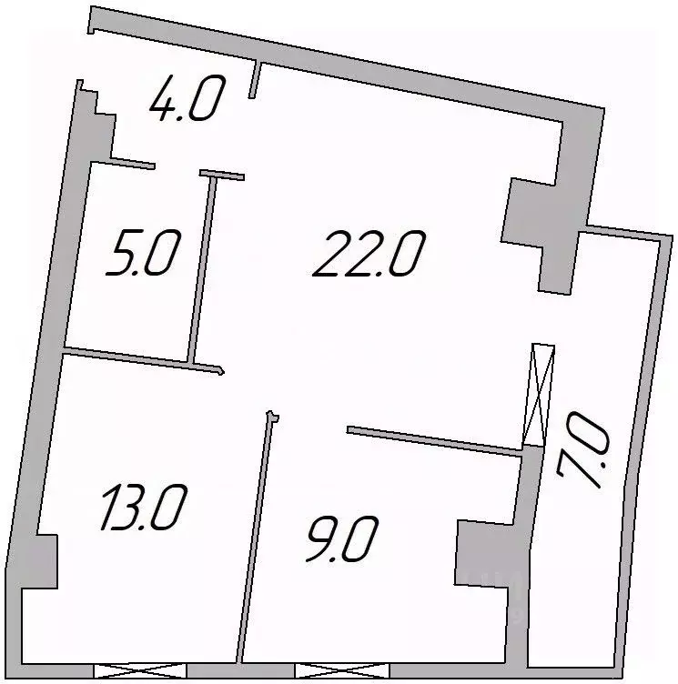 3-к кв. Волгоградская область, Волгоград ул. Поддубного, 1 (55.0 м) - Фото 2