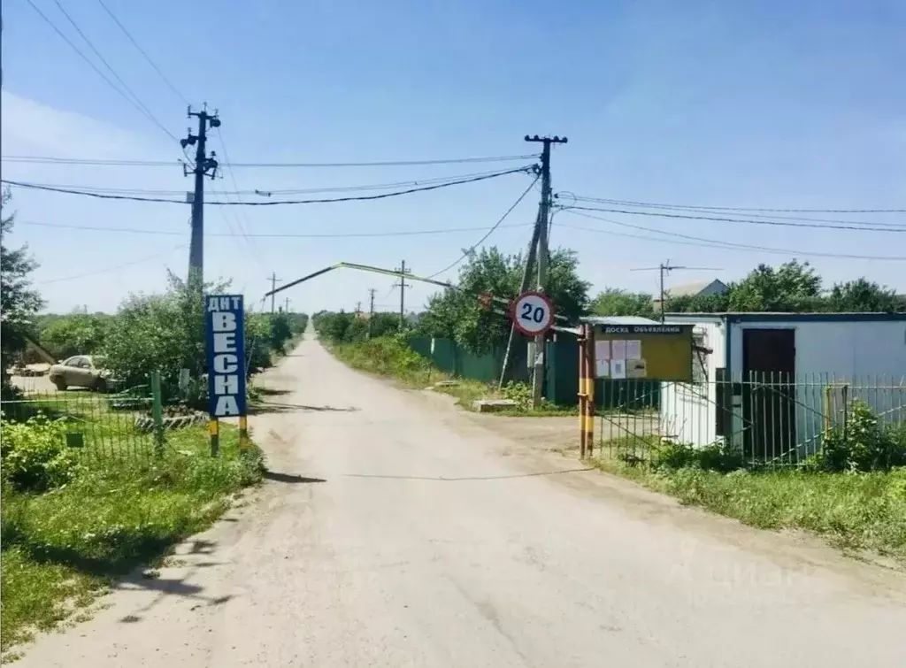 Участок в Ростовская область, Батайск Весна ДНТ, ул. Центральная (6.0 ... - Фото 1