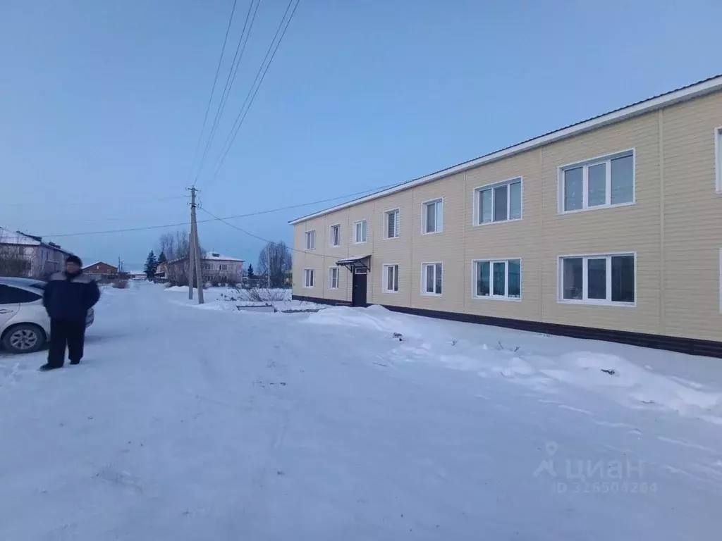 2-к кв. Омская область, Тюкалинск Комсомольская ул., 4 (40.7 м) - Фото 1