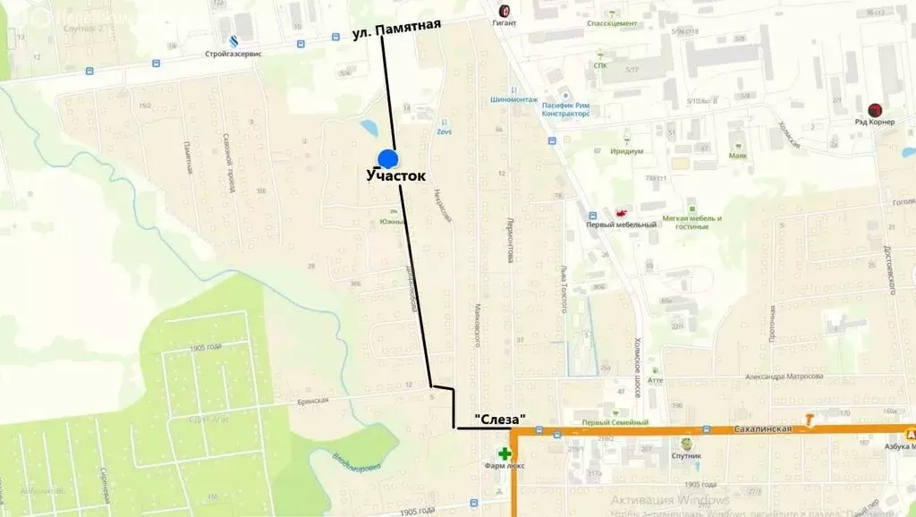 Участок в Южно-Сахалинск, улица Добролюбова (6 м) - Фото 2