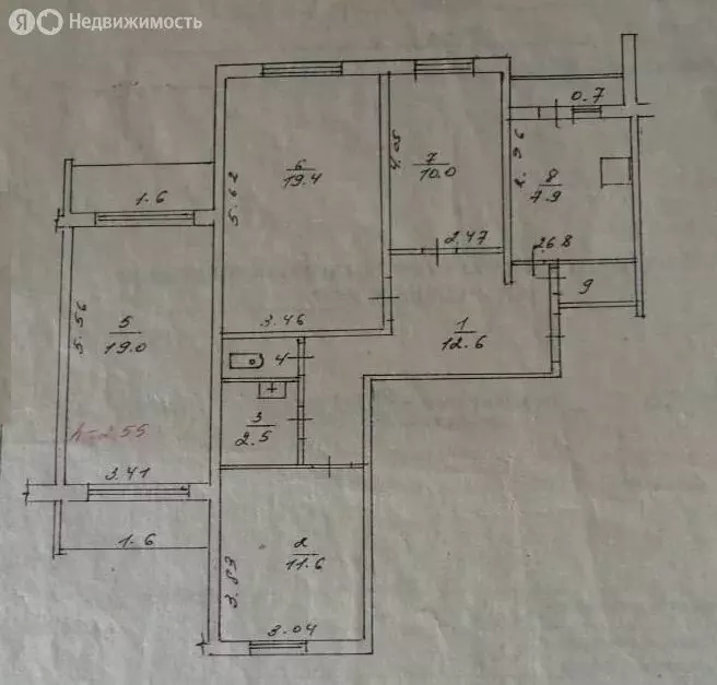 4-комнатная квартира: Тверь, улица Хромова, 21 (85.1 м) - Фото 0