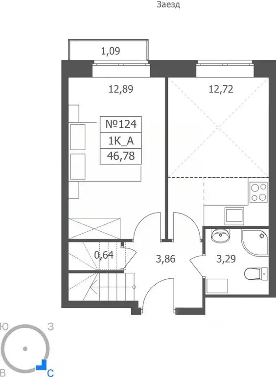 1-к кв. Ярославская область, Ярославль ул. Большая Октябрьская, 85 ... - Фото 1