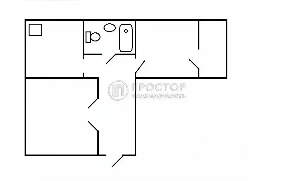 2-к кв. Московская область, Котельники Новая ул., 11 (51.6 м) - Фото 2