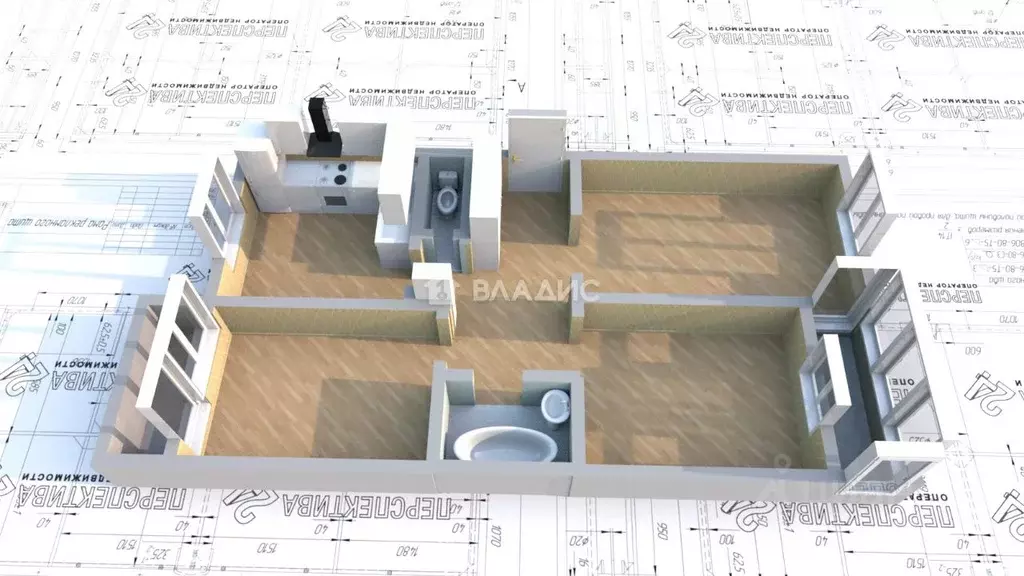 3-к кв. Иркутская область, Ангарск 17-й мкр, 13 (68.3 м) - Фото 2