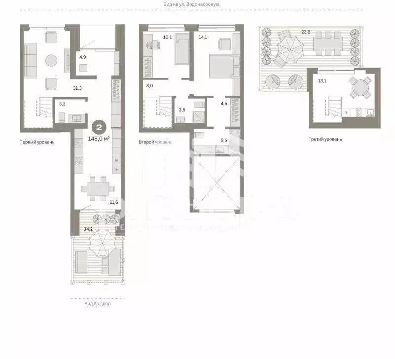 2-комнатная квартира: Новосибирск, Большевистская улица, 132 (148 м) - Фото 1