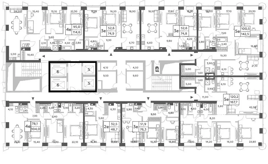 3-к кв. Москва Вилл Тауэрс жилой комплекс (74.9 м) - Фото 1