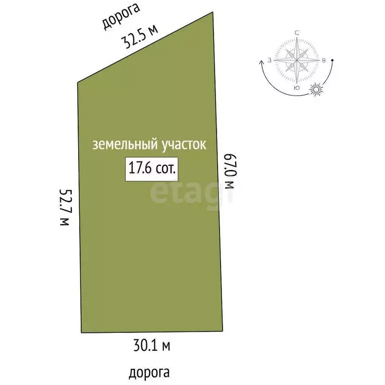 Участок в Тюменский муниципальный округ, коттеджный посёлок Рублёвская ... - Фото 1