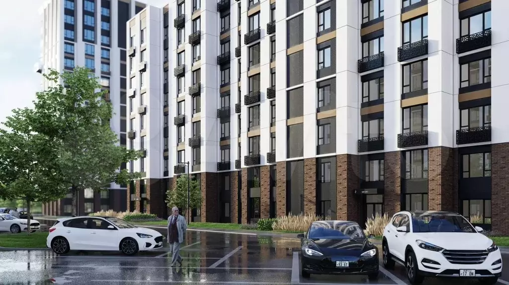 Квартира-студия, 26,5 м, 7/16 эт. - Фото 1