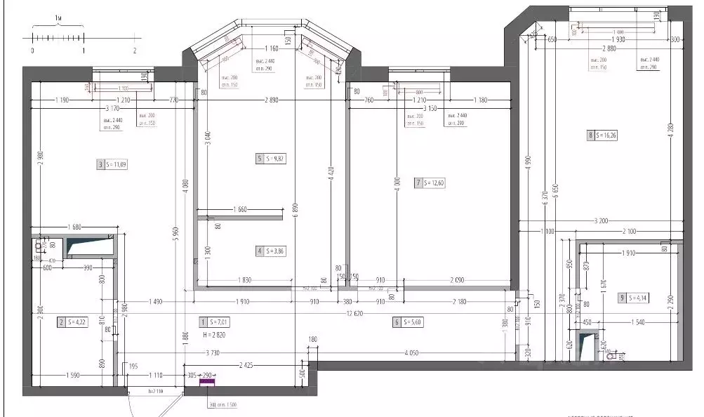 3-к кв. Санкт-Петербург 12-я Васильевского острова линия, 41к2 (74.6 ... - Фото 1