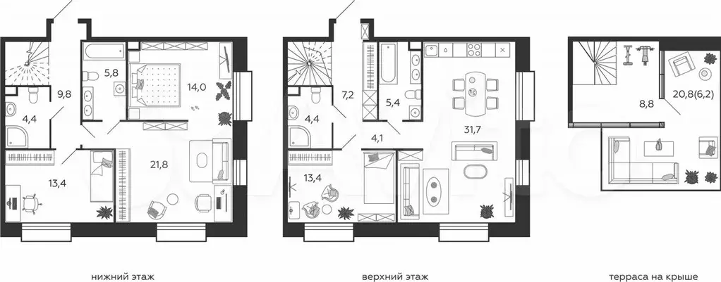 4-к. квартира, 150,1 м, 5/6 эт. - Фото 0