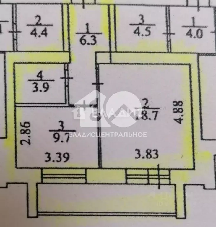 1-к кв. Новосибирская область, Обь ул. Калинина, 18 (38.6 м) - Фото 2