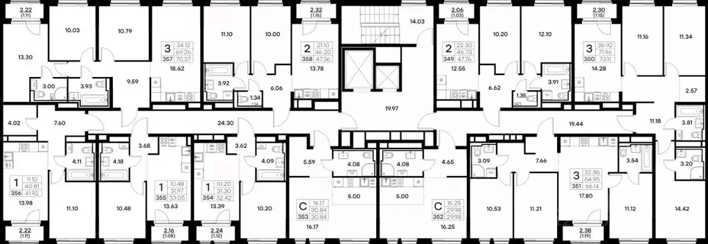 3-к кв. Владимирская область, Владимир GloraX Октябрьский жилой ... - Фото 2