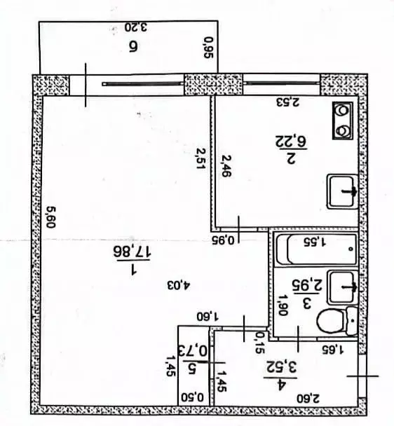 1-к кв. Ульяновская область, Ульяновск проезд Полбина, 2 (31.3 м) - Фото 2