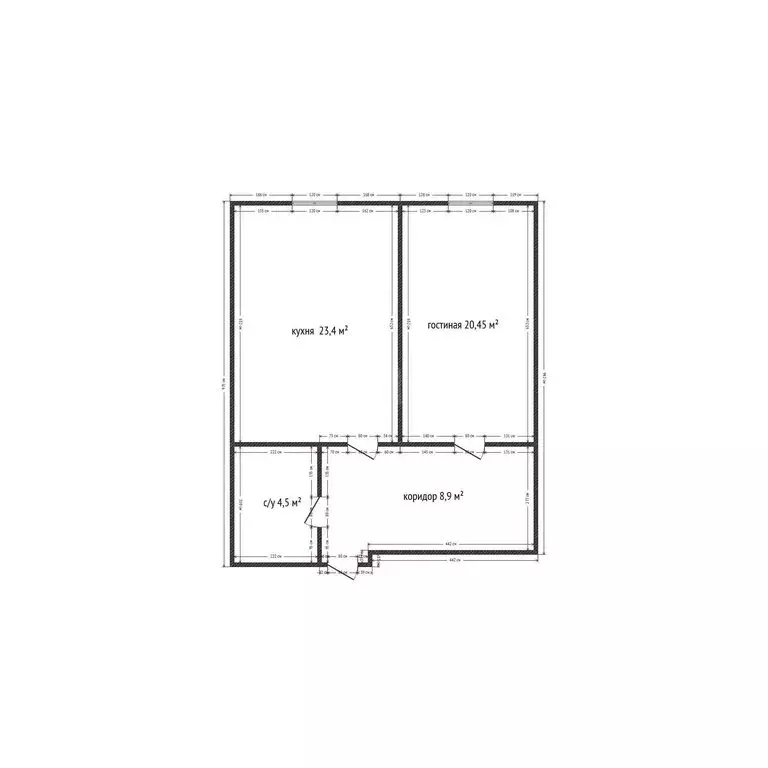 1-комнатная квартира: Махачкала, улица Эльзы Ибрагимовой, 31Бк3 (58 м) - Фото 1