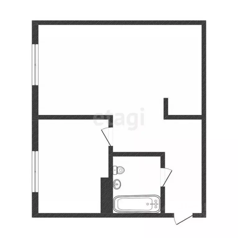 1-к кв. Кемеровская область, Кемерово ул. Сибиряков-Гвардейцев, 16 ... - Фото 2