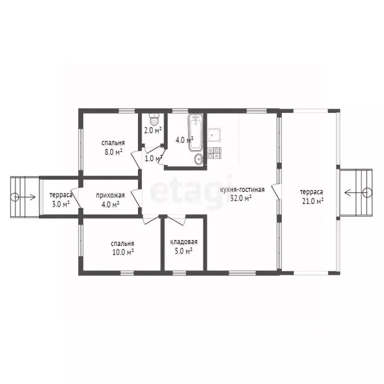 Дом в Калужская область, Ферзиковский район, Грабцево с/пос, Деревня ... - Фото 2