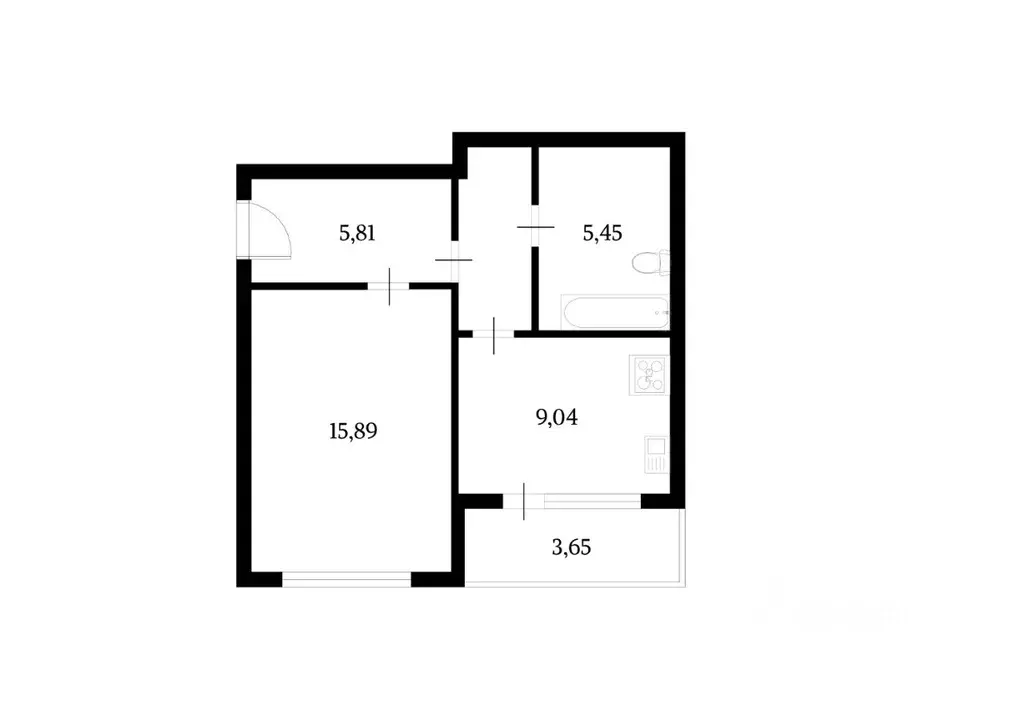 1-к кв. Москва ул. Академика Скрябина, 6 (40.0 м) - Фото 1