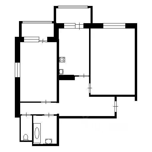 2-к кв. Иркутская область, Иркутск ул. Декабрьских Событий, 105а (65.0 ... - Фото 1