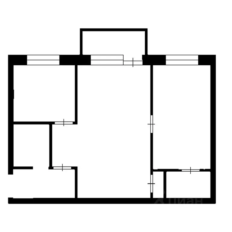 2-к кв. Московская область, Электросталь Красная ул., 82 (42.0 м) - Фото 2