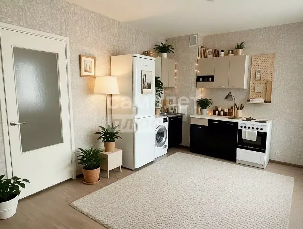 Студия Омская область, Омск ул. 28-я Северная, 22А/1 (40.9 м) - Фото 1