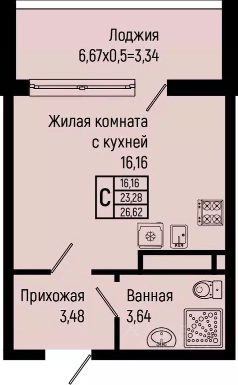 Студия Краснодарский край, Туапсинский муниципальный округ, с. ... - Фото 1