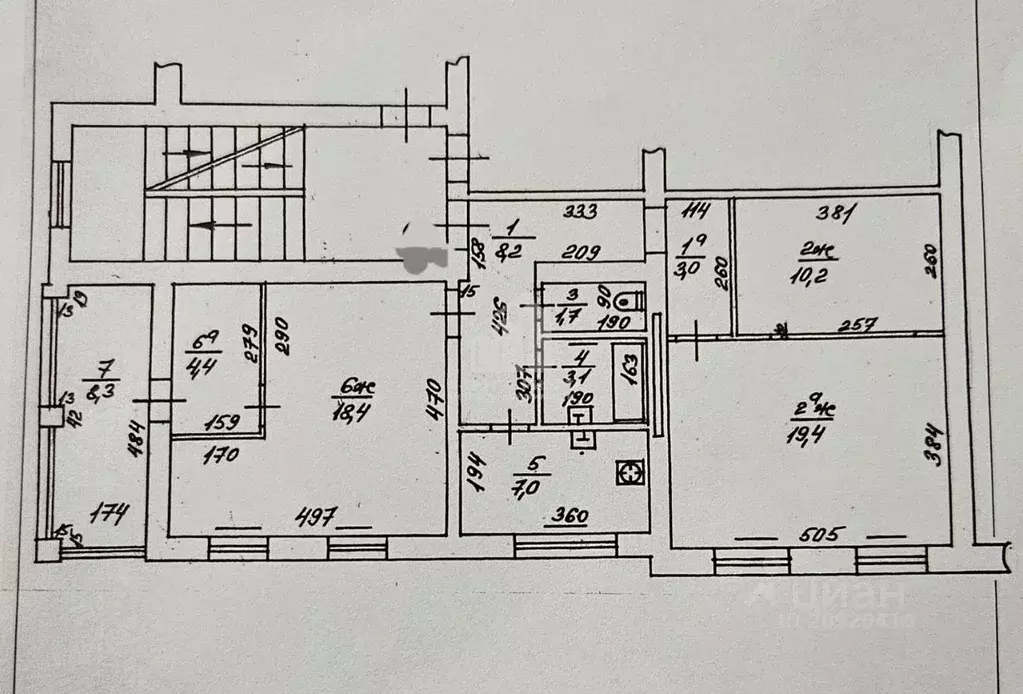 2-к кв. Калининградская область, Калининград Комсомольская ул., 30 ... - Фото 2