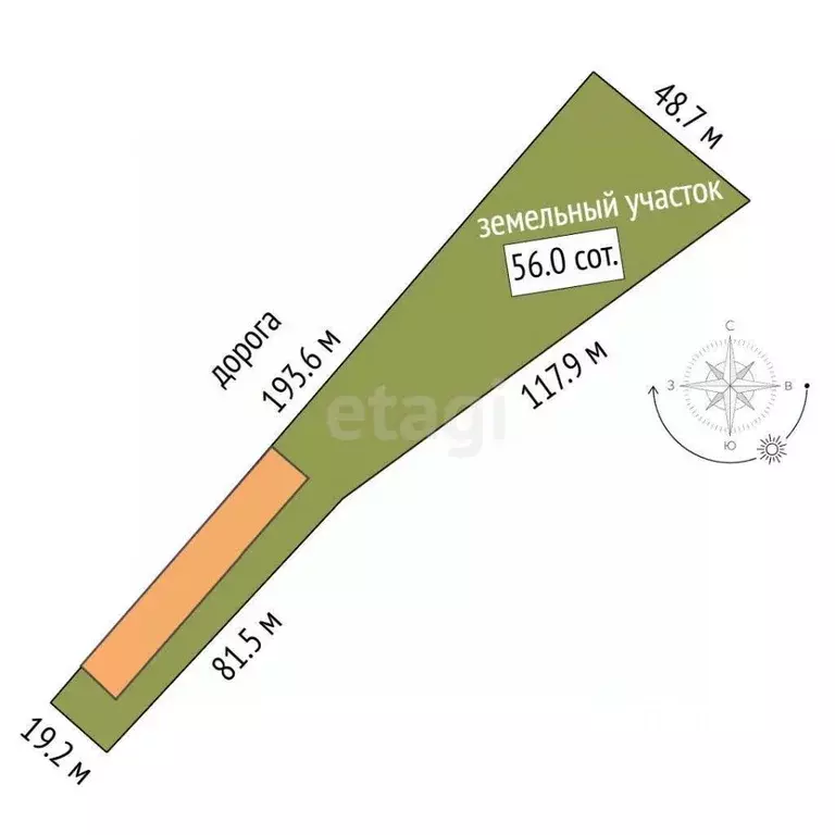 Участок в Вологодская область, Бабаево ул. Мира (56.05 сот.) - Фото 2