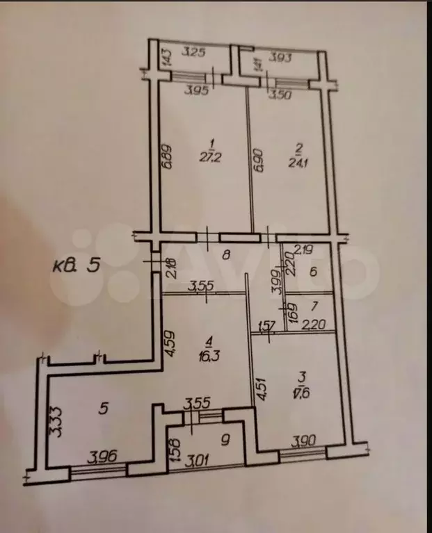 3-к. квартира, 137 м, 4/7 эт. - Фото 0