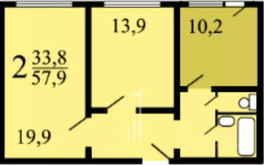 2-к кв. Москва ул. Академика Капицы, 6 (60.0 м) - Фото 2
