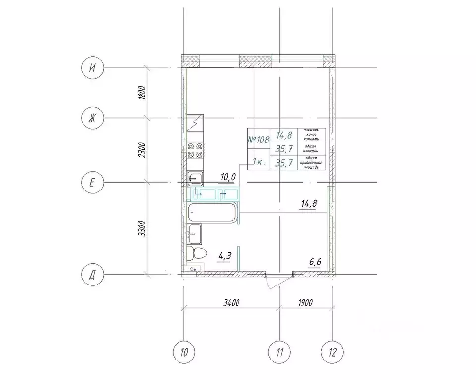 1-к кв. Приморский край, Большой Камень ул. Ленина, 14 (35.7 м) - Фото 1