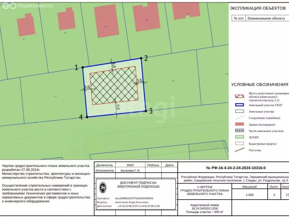 Участок в село Сокуры, Раздольная улица (6 м) - Фото 1